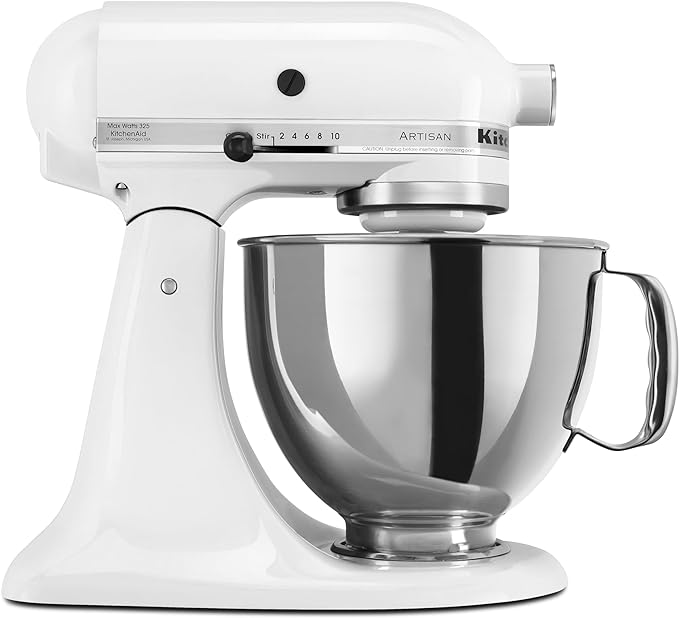 White KitchenAid Stand Mixer