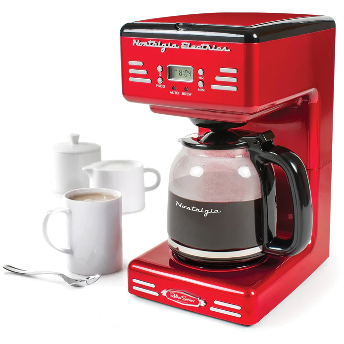 Nostalgia Retro 12-Cup Programmable Coffee Maker