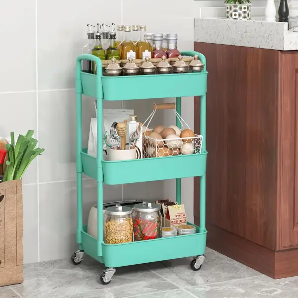 Retro Rolling Utility Cart