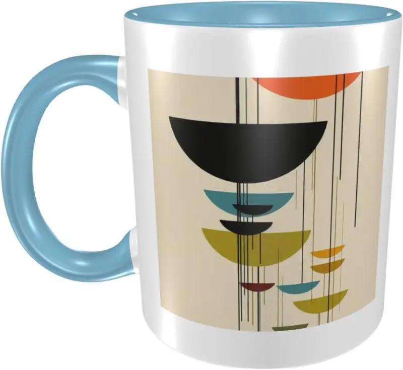 Mid-Century Modern ceramic Coffee mug